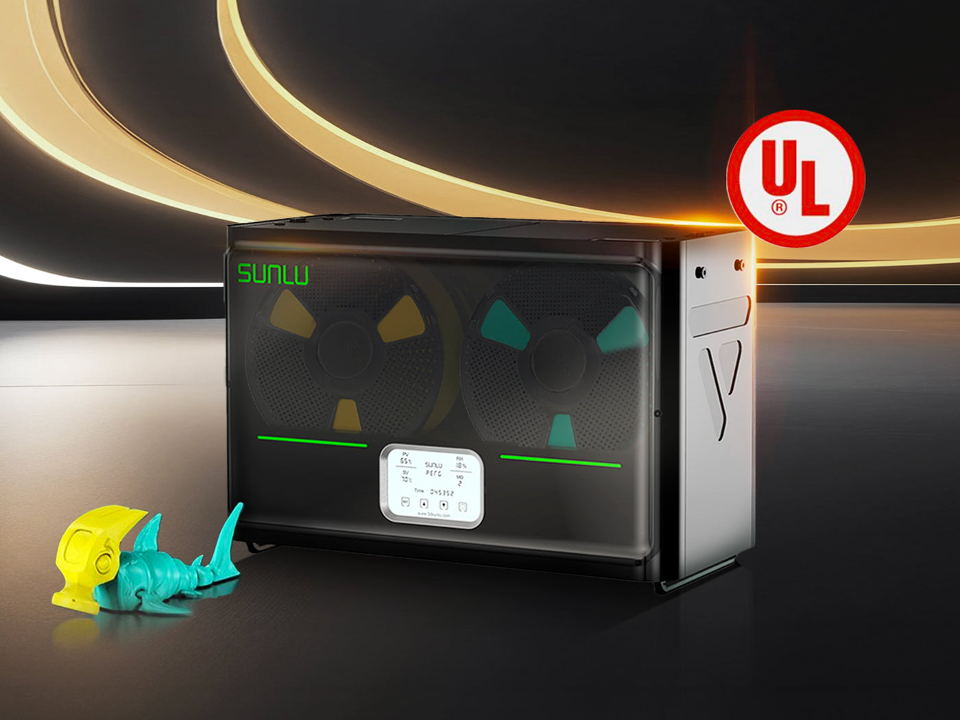 SUNLU FilaDryer S4 Renews UL Safety Certification — A Secure and Reliable 3D Printing Filament Drying Solution