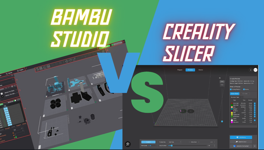 Bambu Studio Slicer and Creality Slicer