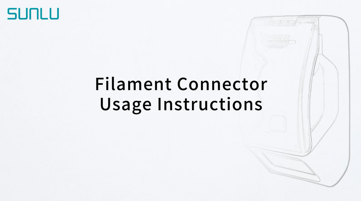 Usage Instructions of SUNLU Filament Connector FC01 | Limitless Fusion, Boundless Creation