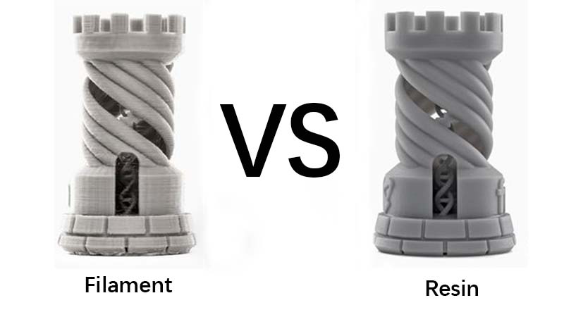 Filament vs Resin 3D Printing