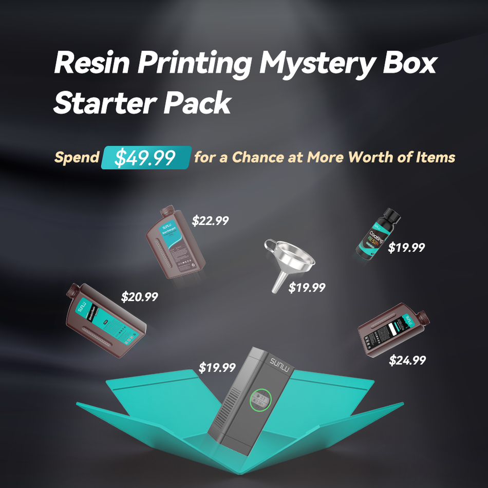 Resin Printing Mystery Box, Unlock the Surprise Mystery Box