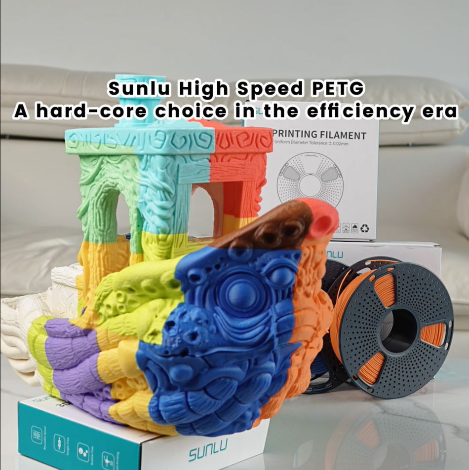 High Speed Matte PETG 3D Printer Filament 1KG