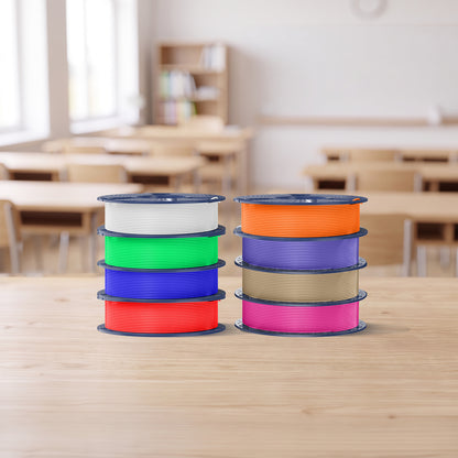 250g Spool PLA, PLA+, PLA+2.0, PLA Meta Multicolor Filament Bundle, 250g*8 Rolls