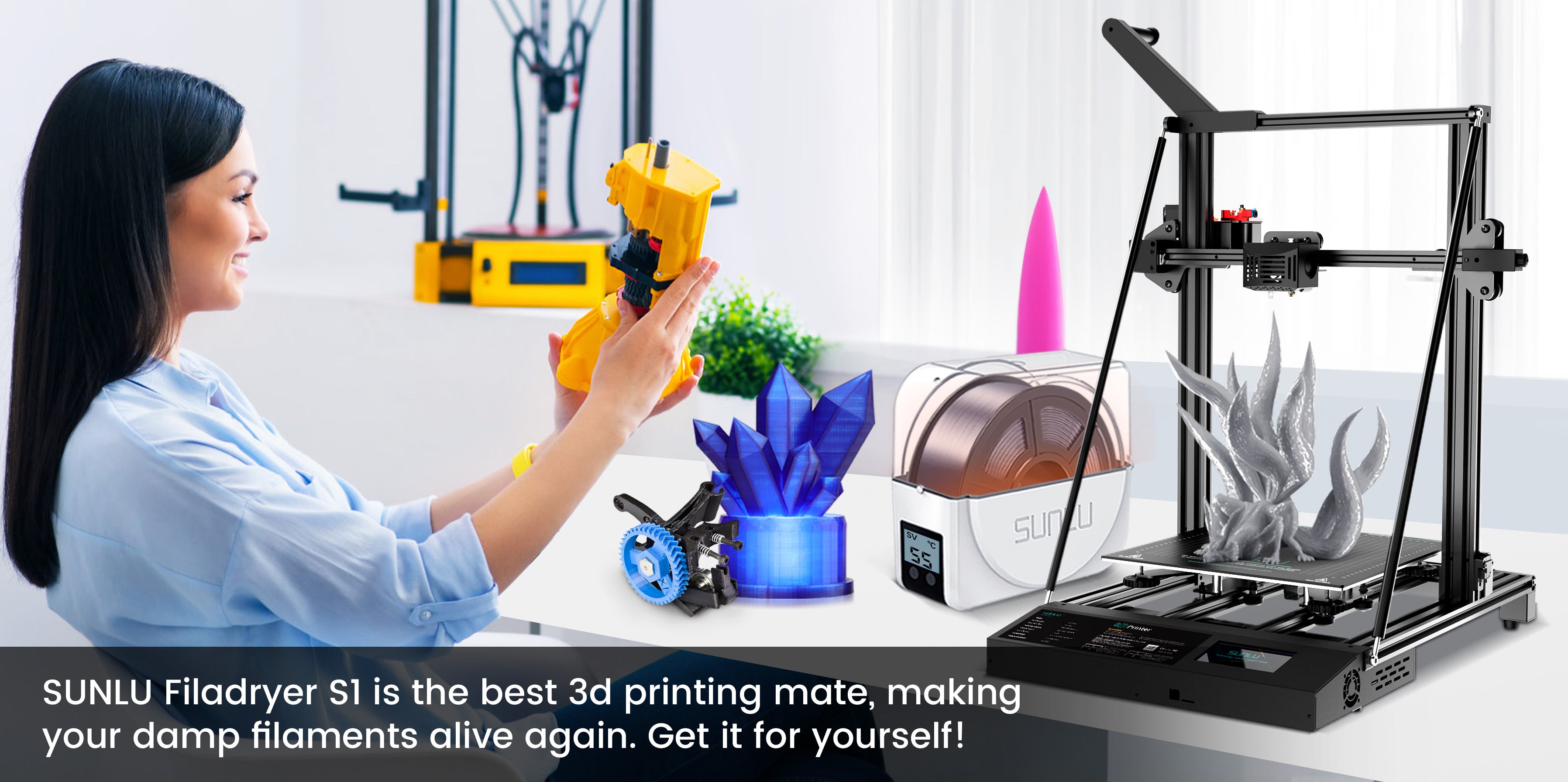 3d printing with dry box