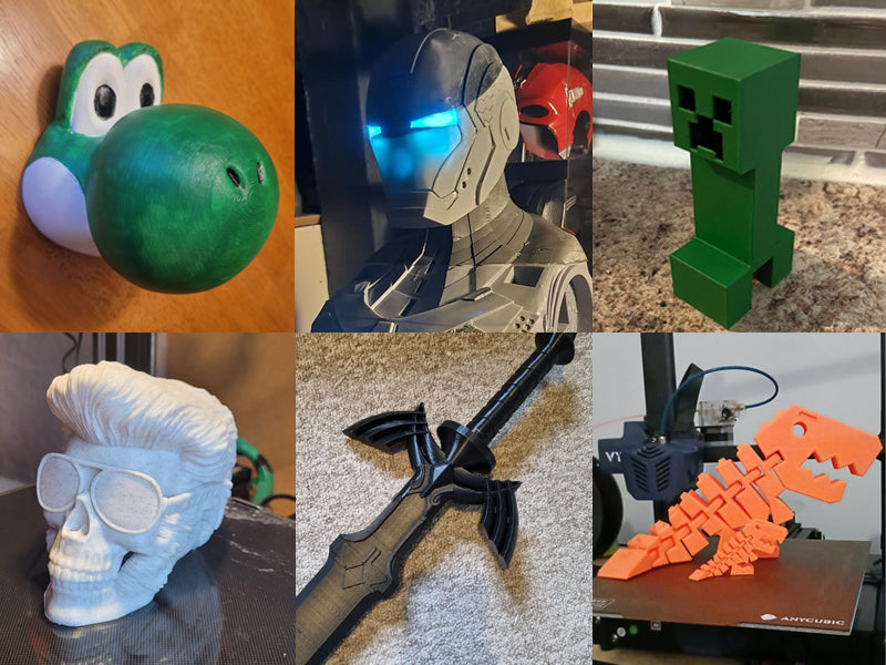 3d printed models