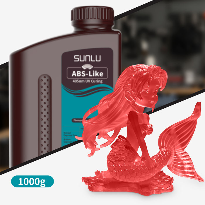 [MOQ: 6 flessen] ABS-achtige hars en waterwasbare ABS-achtige hars 1000G