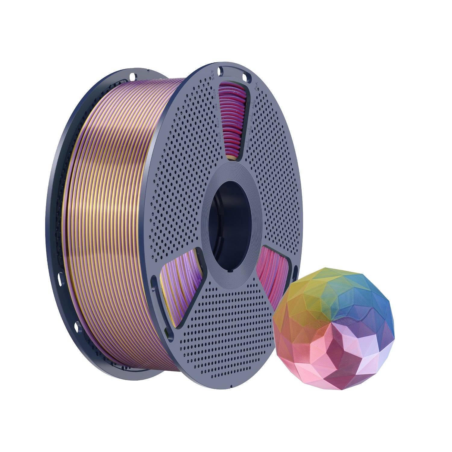 [MOQ: 3KG] Multi-Color SILK Filament(Dual-color, Tri-color and Four-color) 3D Printer Filament 1KG