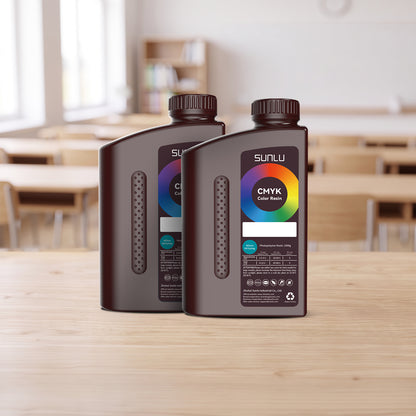 SUNLU CMYK+W Color Mixing Resin 1000g*5 Bottles Kit