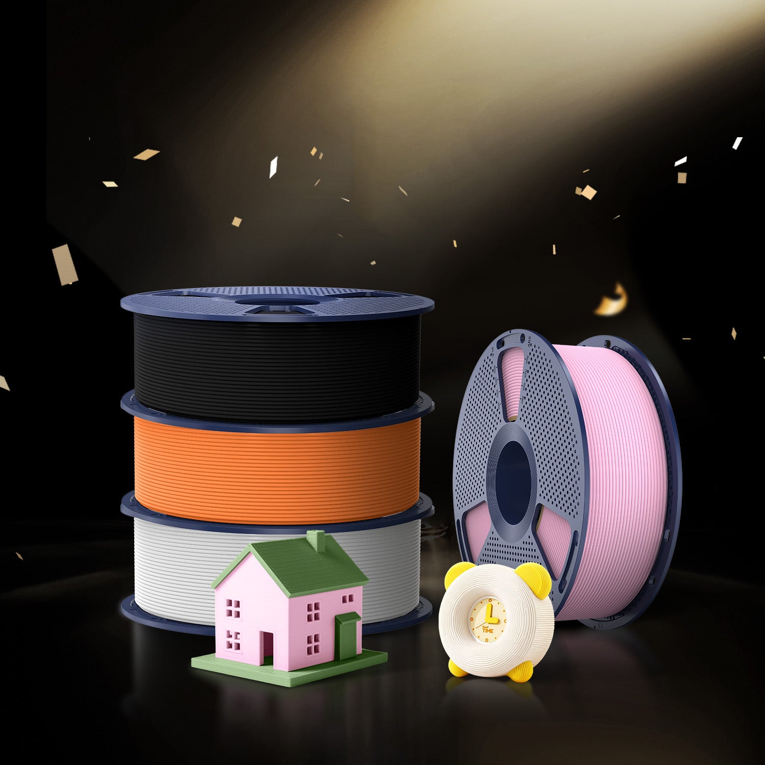 [MOQ: 6KG] High Speed Matte PLA 3D Printer Filament 1KG