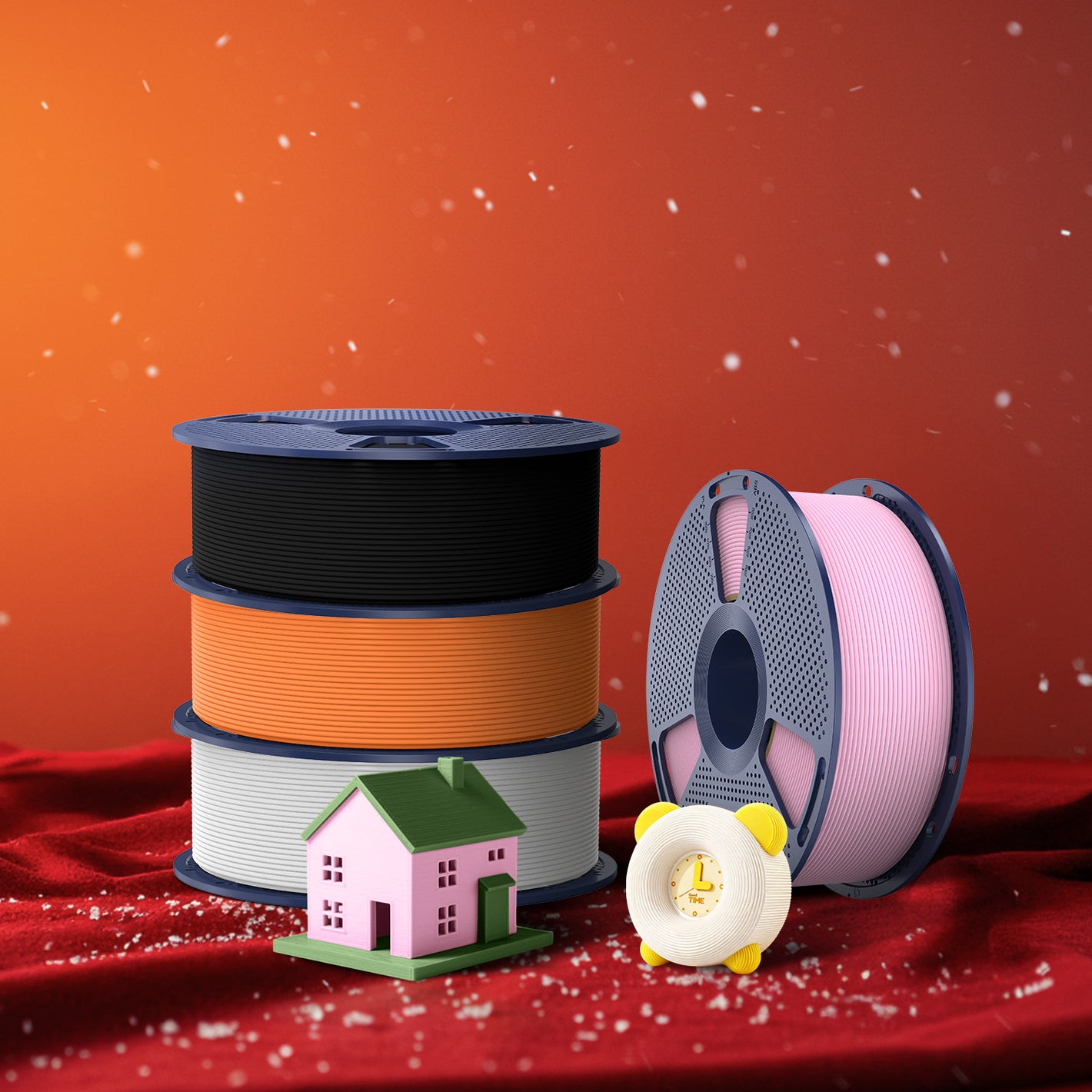 [MOQ: 6KG] High Speed Matte PLA 3D Printer Filament 1KG