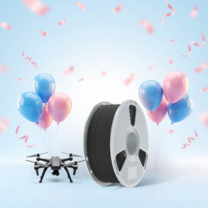 [15% OFF Flash Sale] Nylon-12 Carbon Fiber (PA12-CF) 3D Printer Filament 1KG