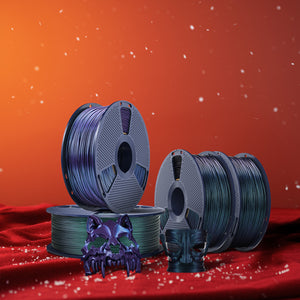 SUNLU PLA Galaxy 1KG, Color-Shifting PLA Esthenic Filament, Sparkling Ultrafine Pearlescent Powder