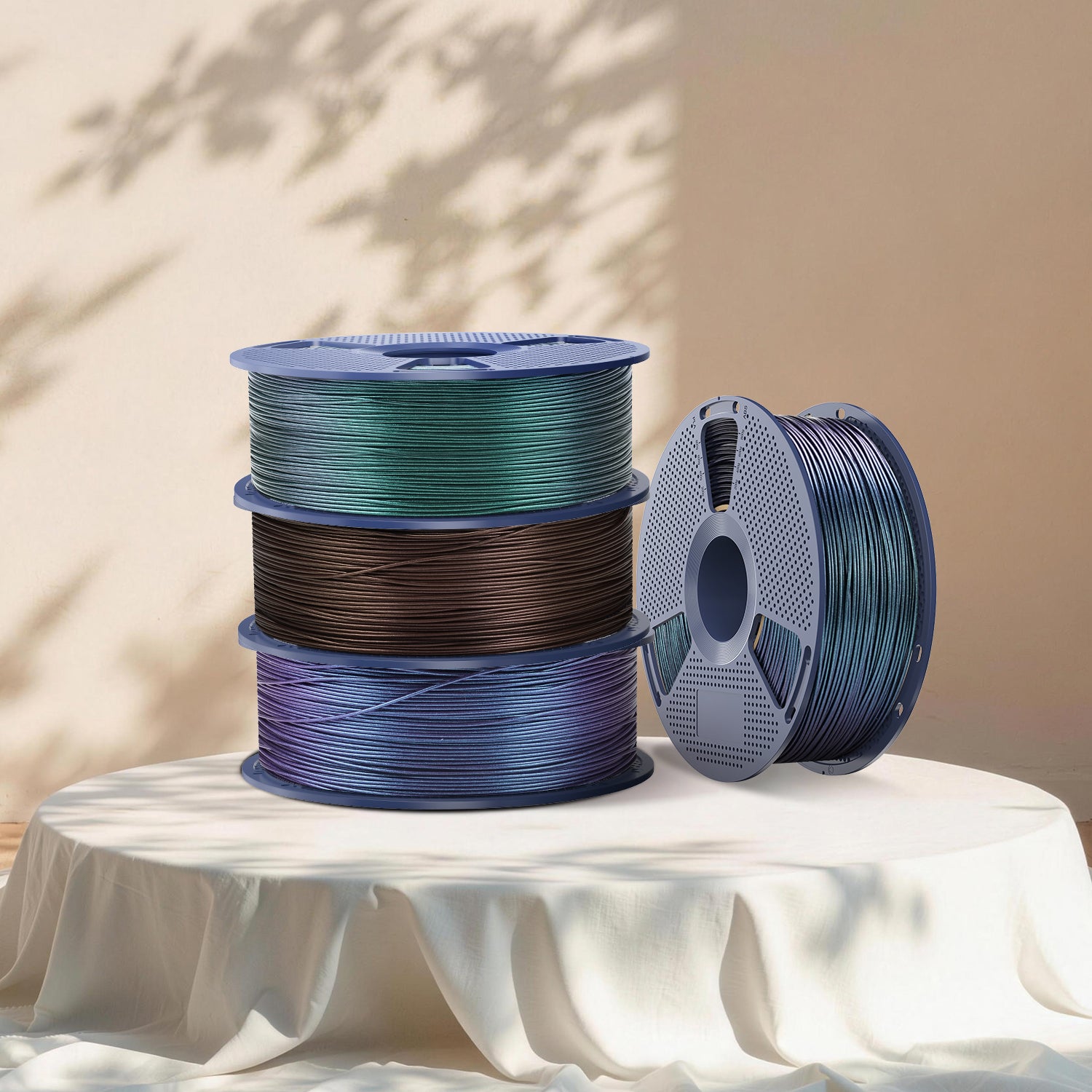 SUNLU PLA Galaxy 1KG, Color-Shifting PLA Esthenic Filament, Sparkling Ultrafine Pearlescent Powder