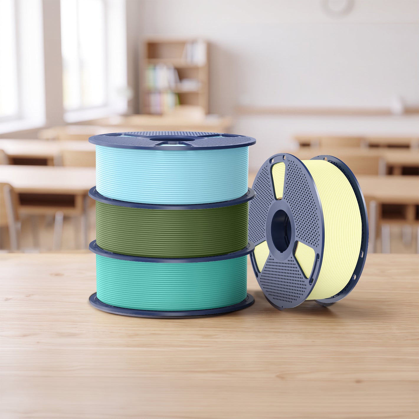 [MOQ: 6KG] PLA Macaron Colors (PLA Meta) 3D Printer Filament 1KG