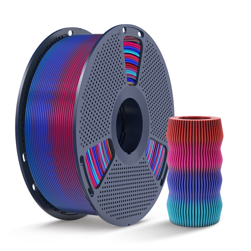[MOQ: 3KG] PLA, SILK, PETG Rainbow Filament 3D Printer Filament 1KG