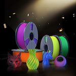 SUNLU Matte PLA Dual-Color 3D Printer Esthenic Filament 1KG, Seamless Two-Tone Shifts & Soft Matte Finish