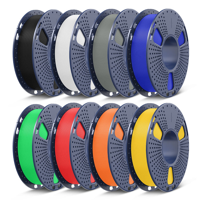 250g Spool PLA, PLA+, PLA+2.0, PLA Meta Multicolor Filament Bundle, 250g*8 Rolls