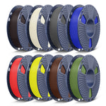 250g Spool PLA, PLA+, PLA+2.0, PLA Meta Multicolor Filament Bundle, 250g*8 Rolls
