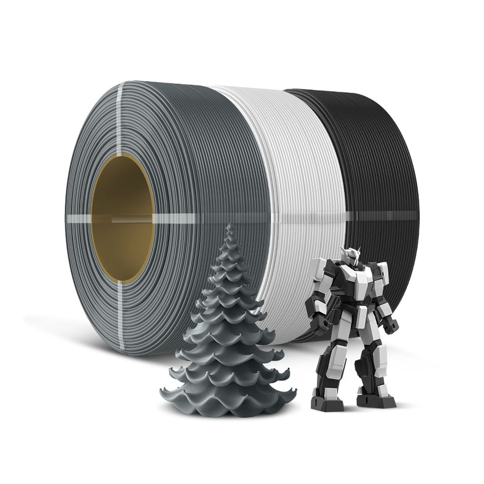 SUNLU Refill Filament PLA+, PLA+2.0 Filament, Compatible with 2025 SUNLU 3rd-Generation Reusable Spool and Bambu Reusable Spool, 1KG 1.75mm Filament