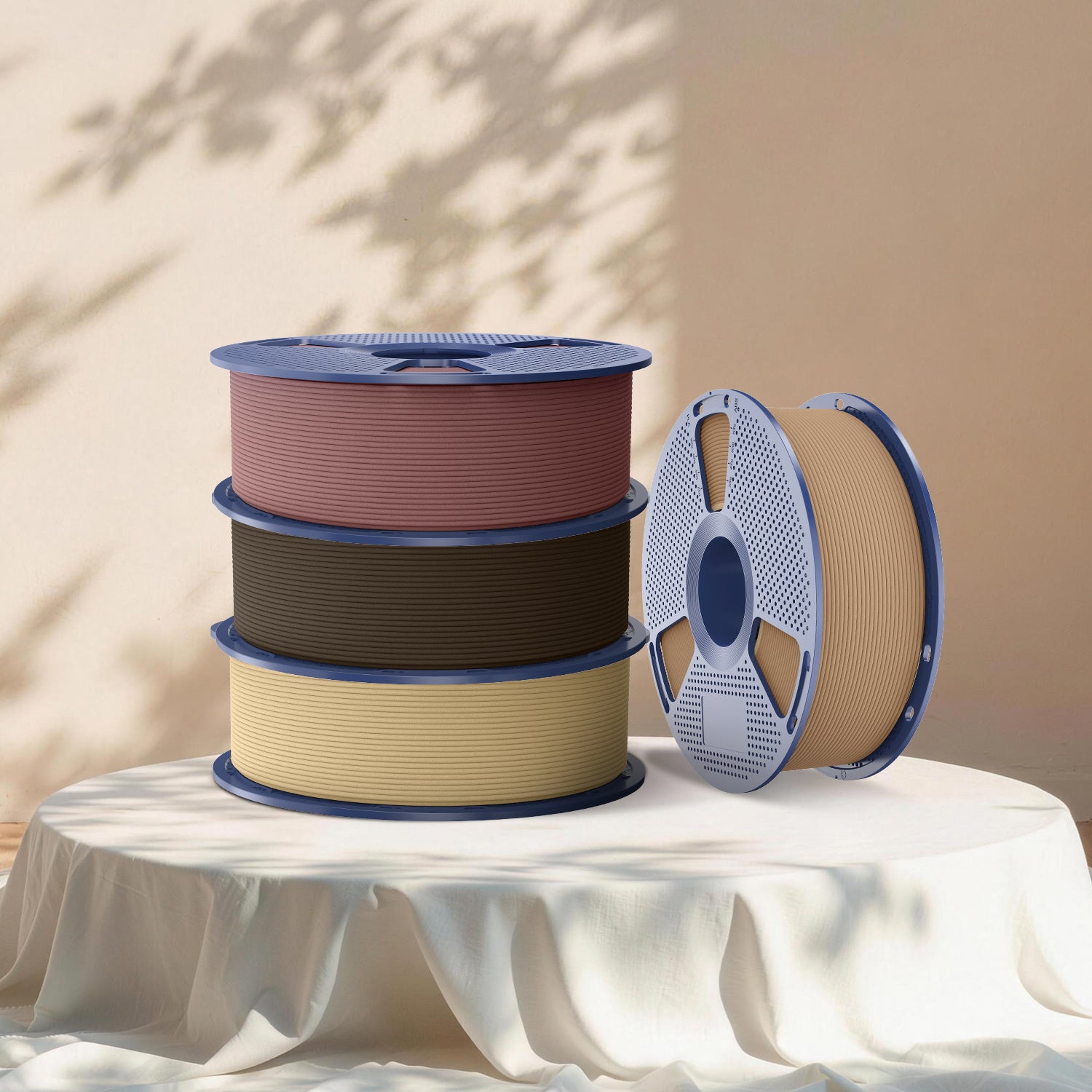 [MOQ: 3KG] Optimized Wood PLA 3D Printer Filament 1KG, Optimized and Upgraded Wood Texture