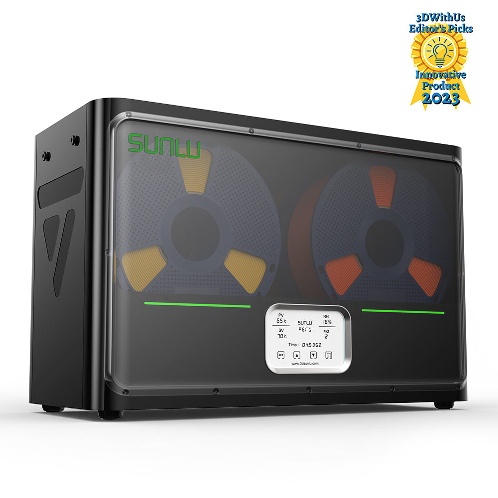 [15% OFF] SUNLU FilaDryer S4, Temperature Balance and High Efficiency, the First Dryer for 4 Spools Capacity