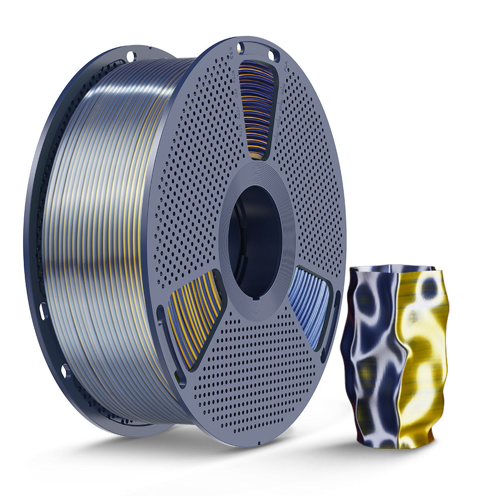 [MOQ: 3KG] Multi-Color SILK Filament(Dual-color, Tri-color and Four-color) 3D Printer Filament 1KG