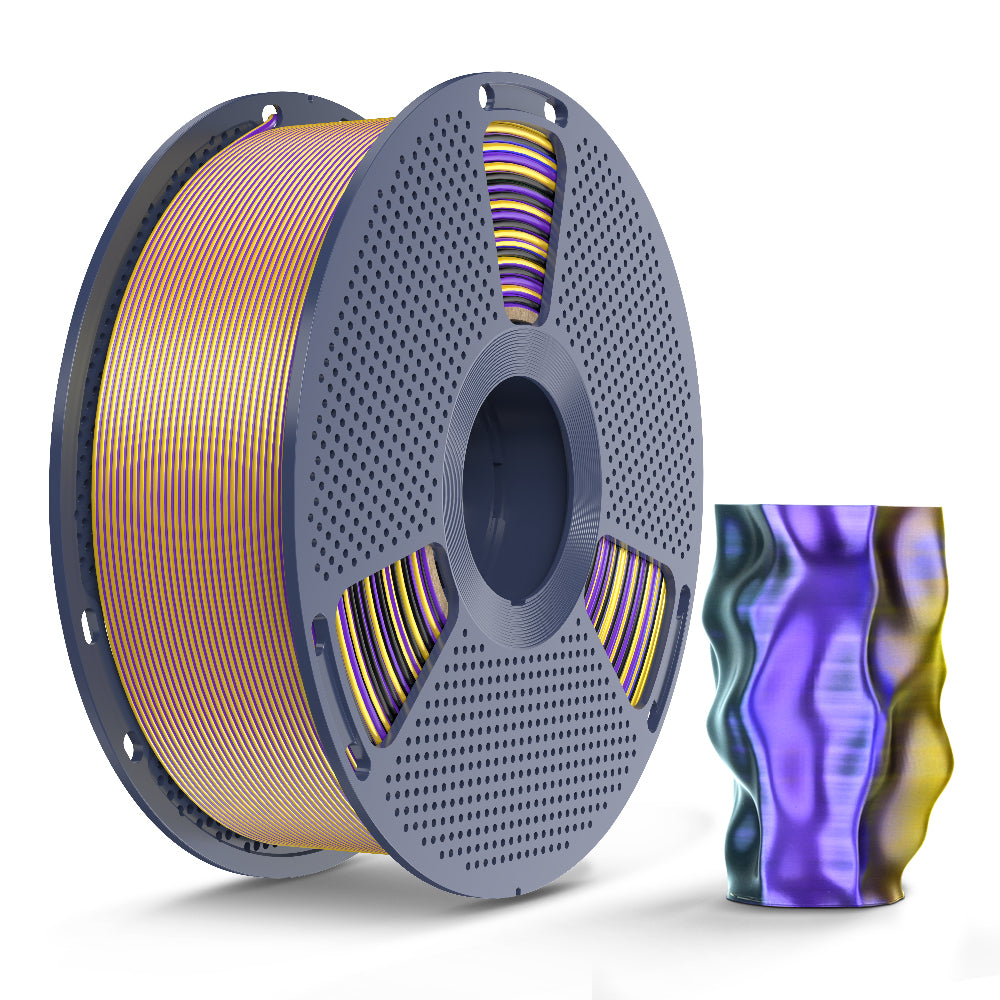 [MOQ: 3KG] Multi-Color SILK Filament(Dual-color, Tri-color and Four-color) 3D Printer Filament 1KG
