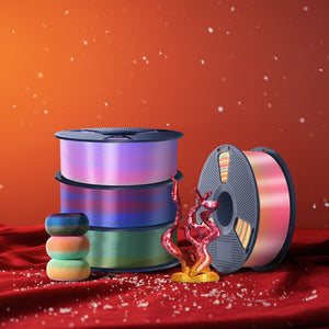 [MOQ: 3KG] PLA Rainbow und SILK Rainbow 3D-Druckerfilament 1KG