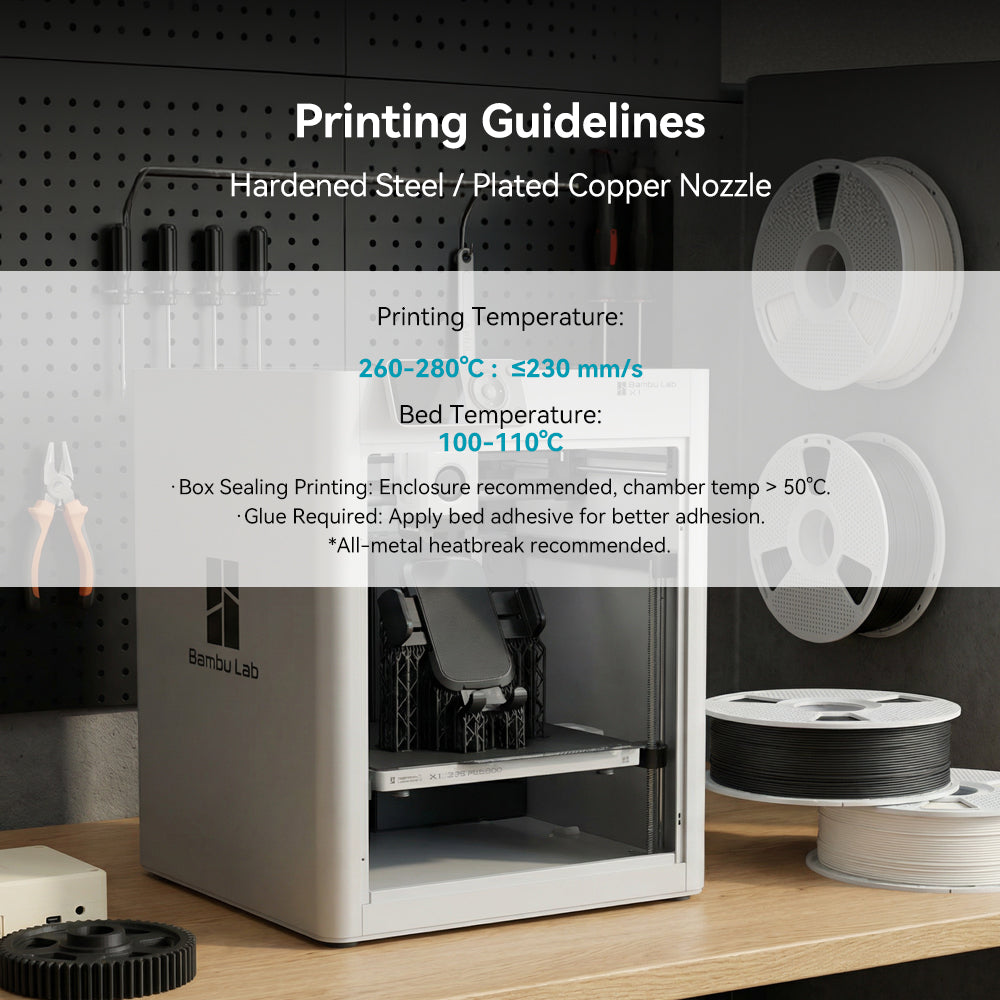 PC-ABS 3D Printer Filament, High-performance 3D Filament 1KG