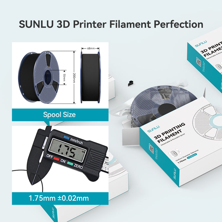 PETG-CF(PETG Carbon Fiber) 3D Printer Filament 1KG