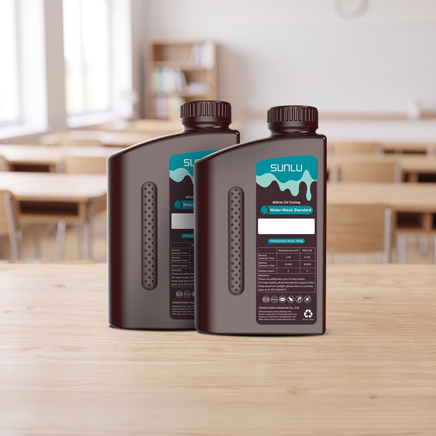 [MOQ: 6Bottles] Water-wash ABS Like Resin 1000G