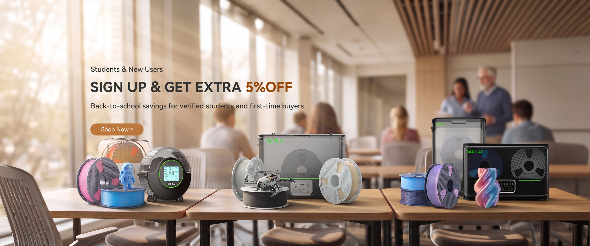 SUNLU new customer offer