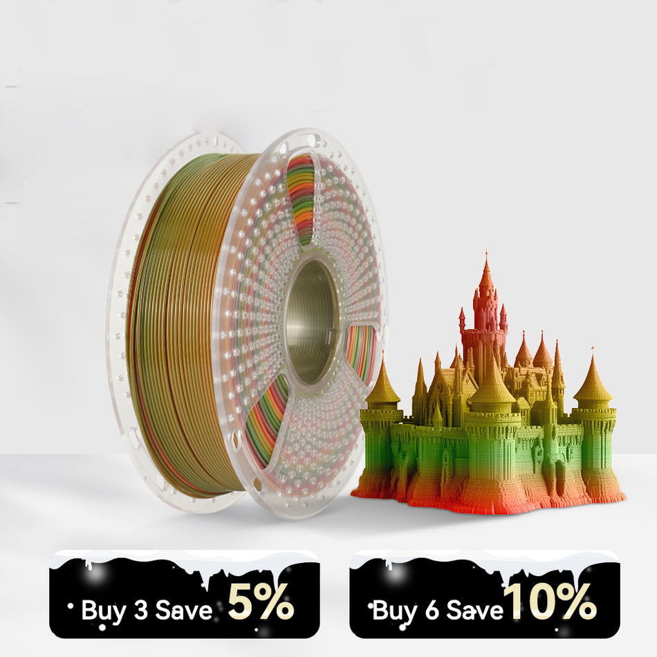 PETG Rainbow Filament 3D Printer Filament 1KG