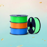 [MOQ: 3KG] Glow in The Dark (Luminous) PLA 3D Printer Filament 1KG