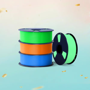 [MOQ: 3KG] Glow in The Dark (Luminous) PLA 3D Printer Filament 1KG