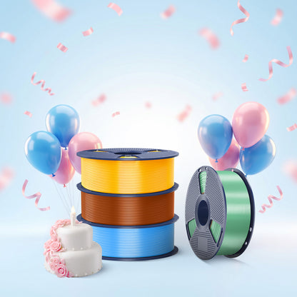 [MOQ: 6KG] SILK 3D Printer Filament 1KG