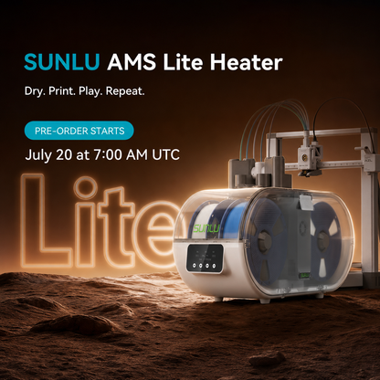SUNLU AMS Lite Heater, Upgraded your Bambu Lab AMS Lite