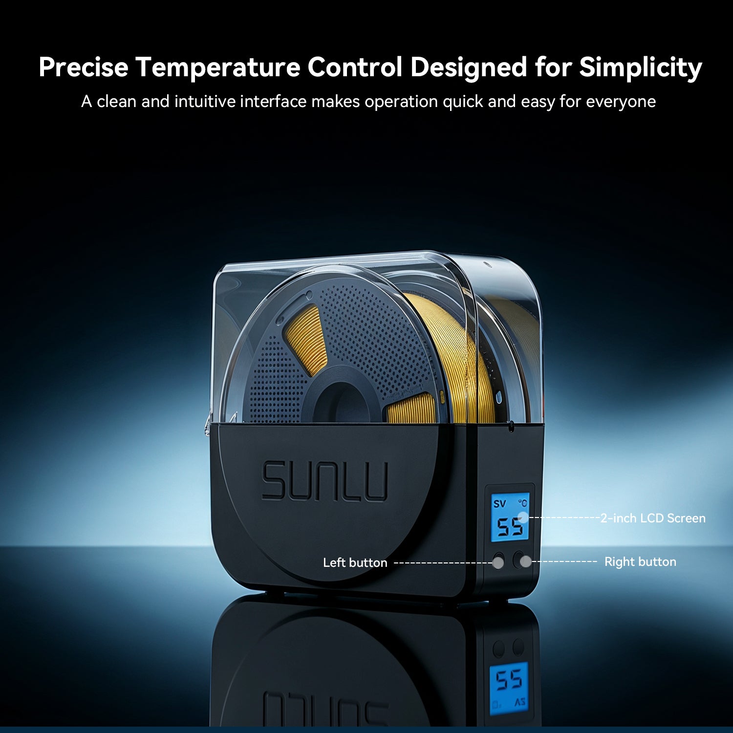 Get PLA at $6.6/KG | SUNLU S1 Plus Filament Dryer and PLA Filament Bundle