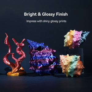 [MOQ: 3KG] PLA, SILK, PETG Rainbow Filament 3D Printer Filament 1KG