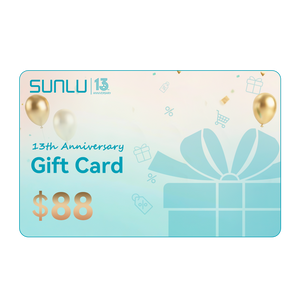 SUNLU 13th Anniversary Gift Card, the Best Gift for the Best Friend (2%OFF Auto-discount)
