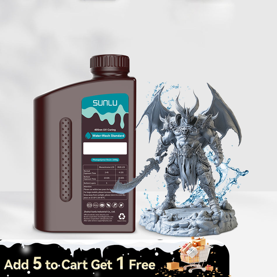 [Get 5 for the Price of 4] 1000g Water-wash Standard Resin