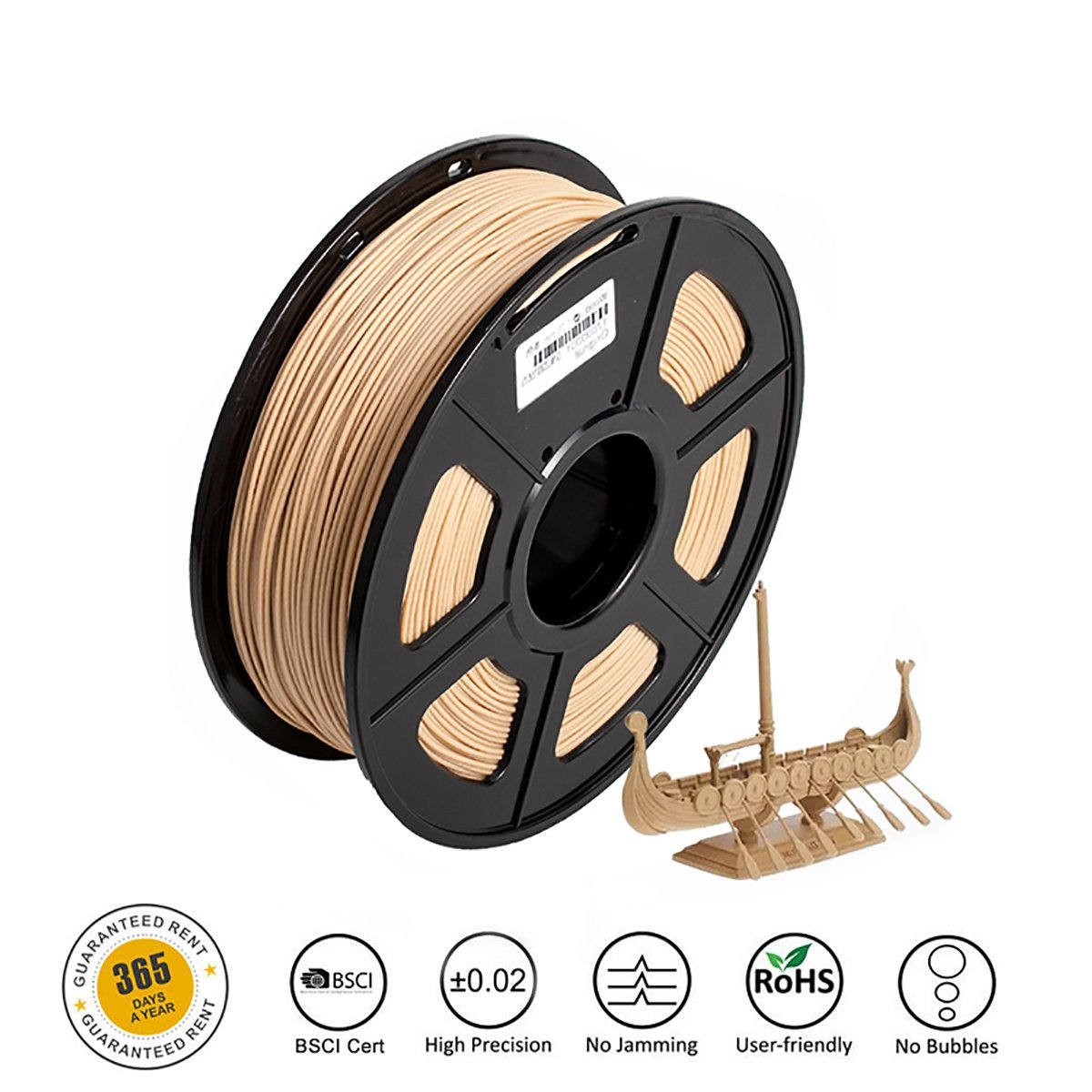 3d printer wood filament