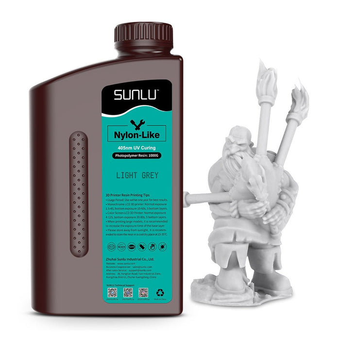 Pre-pedido SUNLU PA-Like, ABS-Like, Impresora 3D a base de plantas Resina rápida 405nm LCD Resina de curado UV Resina de fotopolímero para impresión LCD 3D